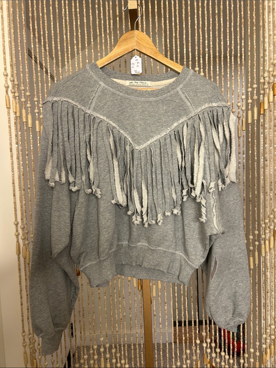 We The Free Sweaters - NWT Free People Vintage Souls Fringe Pullover Size XS